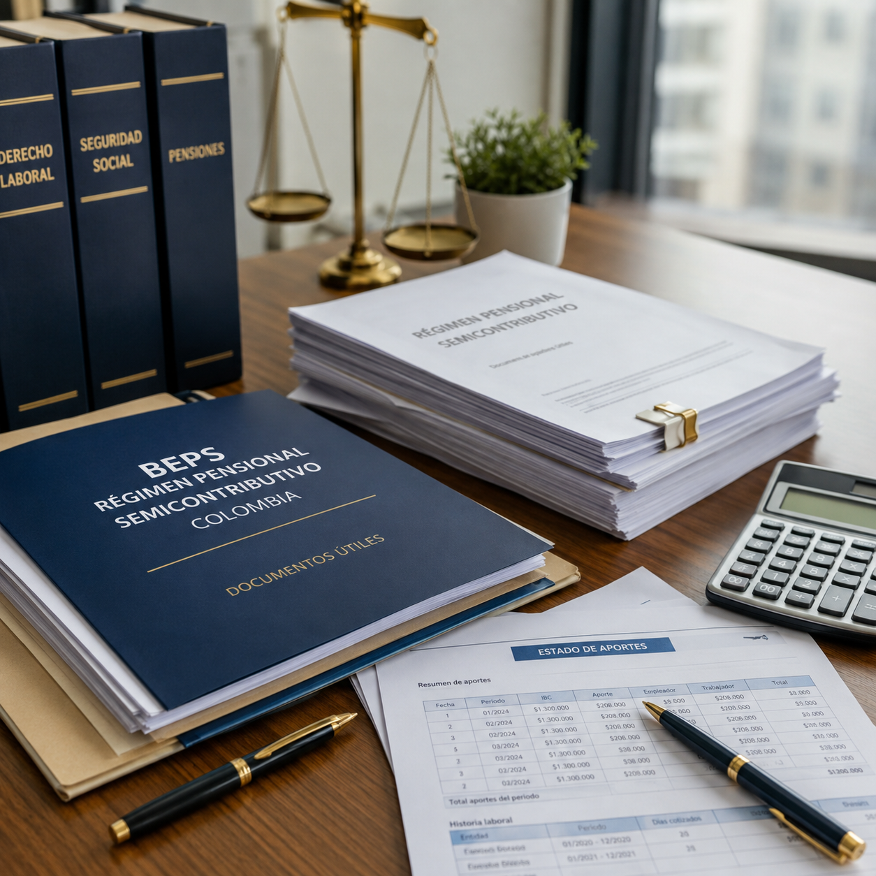 Documentos útiles para revisar BEPS, semanas cotizadas y régimen semicontributivo